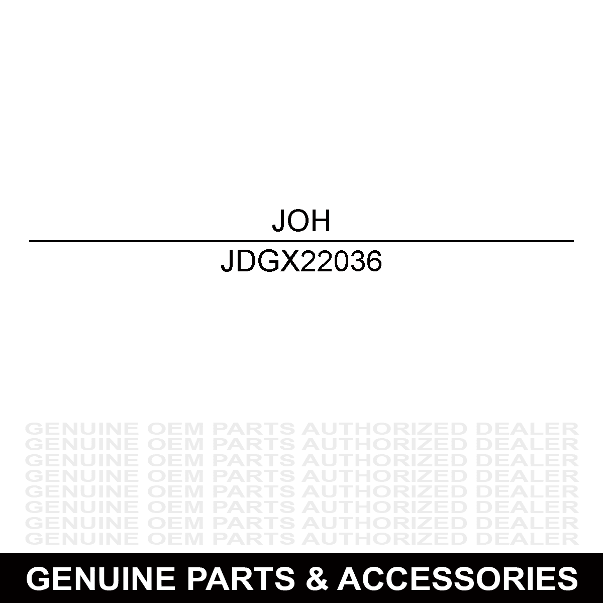 John Deere GX22036 Flat Traction Drive Belt 102 LA105 L100 L1742 D100 Tractors