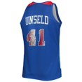 thumbnail image 3 of Men's Mitchell & Ness Wes Unseld Blue Washington Bullets 1977/78 Hardwood Classics NBA 75th Anniversary Diamond Swingman, 3 of 3