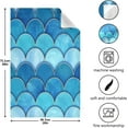 thumbnail image 3 of Dreamtimes Dishcloth, Kitchen Towel, Kitchen Gifts for Restaurant, Kitchen, Party, Mermaid Fish Scale Wave, 3 of 7