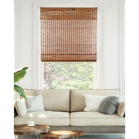 CHICOLOGY Cordless Bamboo Roman Shades
