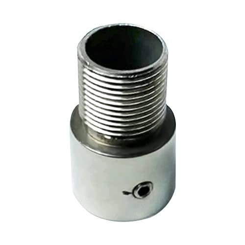 MARINE CITY Mount Antenna Base 1-Inch Tube  304 Stainless Steel, Corrosion-Resistant, Polished Finish for Boats, Yachts & Kayaks Pack of 1