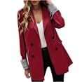thumbnail image 2 of AXXD Blazer Long Cardigan Winter Coats For Girls Teacher Crew Neck Loose Fitting Pullover Outdoor Elegant Tops For Reduced Price, 2 of 5