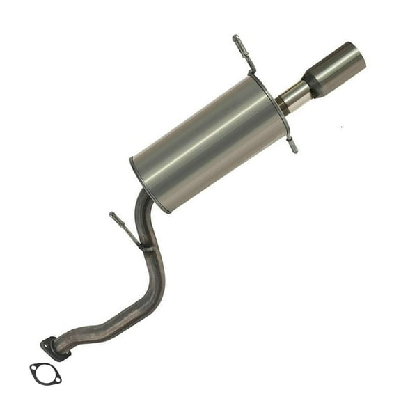 Stainless Steel Rear Muffler Fits 1996-1999 Subaru Legacy 2.5L & 1996 Subaru Legacy 2.2L - Direct Fit
