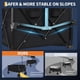 thumbnail image 3 of Garvee Carros Wagons Plegables Extralargos, 54 x 29 x 42", Ruedas Todo Terreno, Portavasos, Negro, 3 of 8