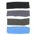 thumbnail image 3 of Breathable Fitness Workout Headbands For Adults Assorted Color Stretchy Sweat Absorption 4Pcs, 3 of 4