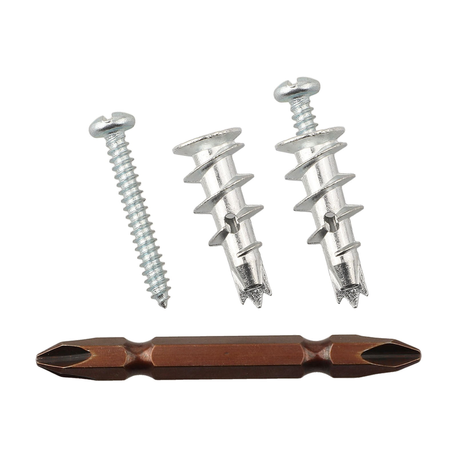 Hollow Wall Anchor and Screw Pack 100 Pieces Designed for Heavy Duty Use