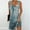 Dark Gray#1, variant on Viikei Elegant Lace Short Sleeve Dress,Women's Casual Versatile Printed V Neck Casual Sleeveless Suspender Dress Gray XXL