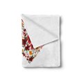 thumbnail image 2 of Valentines Day Soft Flannel Fleece Throw Blanket, Garden Fowers Romantic Love Letters Hears Image Couple Theme Print, Cozy Plush for Indoor and Outdoor Use, 50" x 60", Multicolor, by Ambesonne, 2 of 5