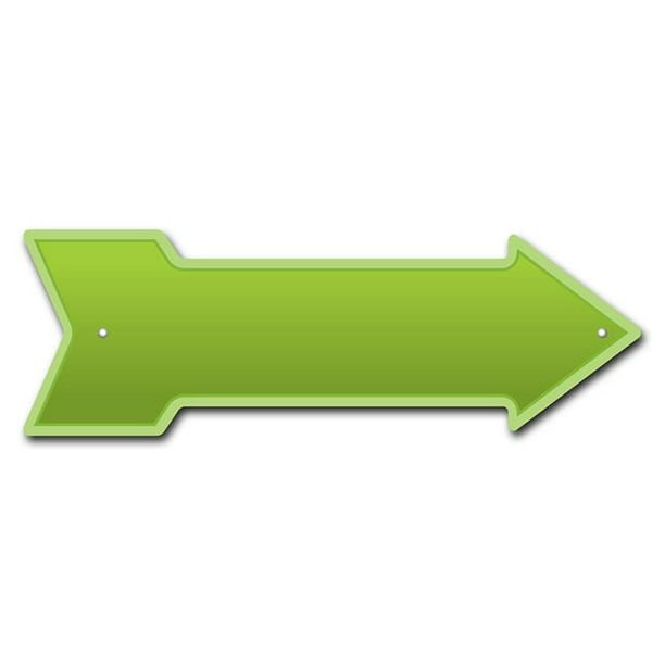 SignMission P-ARROW10-999772 30 in. Lime Green Arrow Sign SignMission P-ARROW10-999772 30 in. Lime Green Arrow Sign