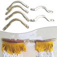 thumbnail image 2 of GLFILL Sac Filet pour Balles Tombantes d'Angle en Fer pour Table de Billard 6 Pcs 4 Pouces Coin Or 4 Pouces, 2 of 8
