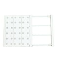 thumbnail image 3 of Estante de tensión ajustable, expandible y ahorrador de espacio, organizador de armario con divisores para zapateros, longitud de 38 a 60 cm (15,0 a 23,6 pulgadas)., 3 of 14