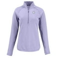 thumbnail image 2 of Women's Cutter & Buck  Purple Pittsburgh Steelers Peshastin Eco Fleece Recycled Half-Zip Top, 2 of 3