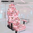 thumbnail image 7 of Yuyamidu Pink Cherry Blossoms Computer Chair Cover Scratch Proof Gaming Chair Cover Stretchable Elastic Gaming Chair Slipcover Universal Fit Slipcover for Office Computer Chairs, 7 of 7