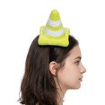 thumbnail image 7 of Hfppkn Plush Traffic Cone Headband Novelty Roadblock Hair Hoop 20cm Yellow, 7 of 7