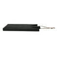 thumbnail image 5 of Main + Mesa Geometric Wood Cutting Board with Leather Tie, Black, 5 of 5