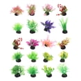 thumbnail image 4 of 20Pcs Simulation Water Grass Aquatic Plants Adornment Fish Tank Decor (Mixed Style), 4 of 8