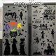 thumbnail image 4 of 91 PCS Halloween Window Clings Decorations Witches Character Window Stickers Decals Black Witches Bat Spider Cat Pumpkin 9 Sheets, 4 of 4