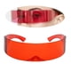 thumbnail image 3 of Gafas de sol futuristas unisex Yuyangstore 3x Gafas de terre con Visera de Moda Unisex Tonos Robóticos, 3 of 8