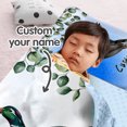 thumbnail image 2 of KAINSY Personalized Toddler Nap Mats for Preschool, Mallard Duck Pattern, Custom Name Kids Sleeping Bag for Daycare, Roll Up Sleeping Mat with Removable Pillow and Soft Blanket for Boy Kindergarten, 2 of 4