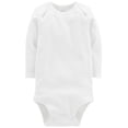 thumbnail image 3 of Body Simple Joys by Carter's Baby de manga larga, paquete de 7 unidades, blanco, 3 of 3