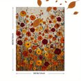 thumbnail image 3 of Textured Floral Canvas Print, Suitable for Living Room, Office, Hotel, Hallway Decor, 3 of 8