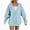 R138-Sky Blue, variant on NOLDARES Zip Up Hoodie Women Long Sleeve Fall Winter Plus Size Plain Hooded Sweatshirts Trendy Casual Fashion Jacket With Pockets(Orange,XL)