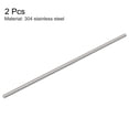 thumbnail image 2 of Uxcell M5 x 200mm 304 Stainless Steel Fully Threaded Rod Right Hand Threads 2 Pack, 2 of 4