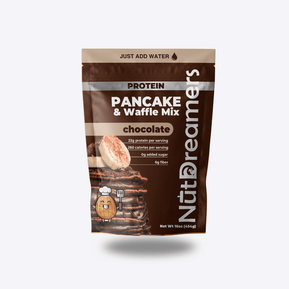Chocolate Protein Pancake & Waffle Mix – High Protein, No Added Sugar | Nut Dreamers