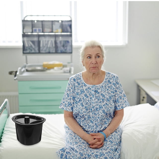 OULII Replacement Commode Bucket Plastic Portable 1Set for Patients