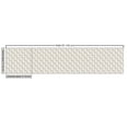 thumbnail image 3 of Neutral Color Fabric by the Yard, Continuing Overlapped Style Inspired Motifs Graphic Ecru Layout, Upholstery Fabric for Dining Chairs Home Decor Accents, Dust Pale Eggshell by Ambesonne, 3 of 5