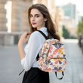 thumbnail image 6 of FORMRS Mini Backpack Purse for Women Travel Daypack Casual Shoulder Bag, Purple Retro Flower, 6 of 7
