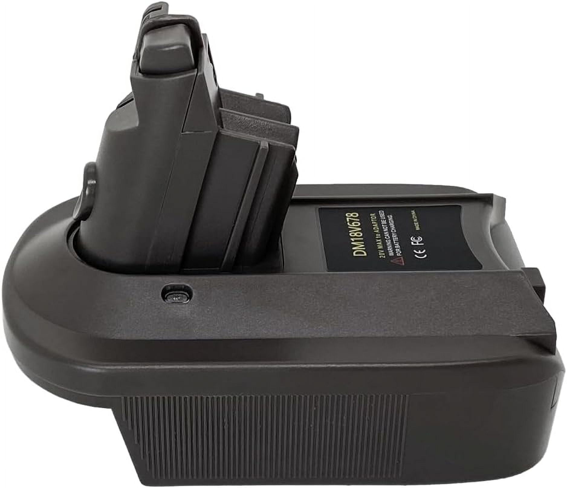 V6 V7 V8 Adapter for Mil_wau+kee M18 18V/ De_wa+lt 20V Li-ion Battery Convert to for Dyson V6 V7 V8 Series Vacuum Cleaner Animal Absolute Fluffy Motorhead Pro Battery (Adapter only)