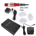 thumbnail image 1 of Máquina eléctrica para tatuar labios y cejas, juego de máquina de tatuaje con microbisturí, rojo (100-240V), enchufe estadounidense, 1 of 14