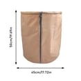 thumbnail image 2 of Insulated Frost Protection Cover with Drawstring and Zipper, Winter Shield for Outdoor Potted Plants, Fruit Trees,Shrubs and Flower Pots,Thickened Reusable Freeze Protection Bag(17*19in), 2 of 8