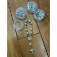 thumbnail image 2 of 12 X Wholesale Bulk St Benedict Faux Pear Rosaries for Baptism, Wedding, Rosary Favor Gold Pearl Recuerdos para Primera Comunion Memorial Religious Favor with Box, 2 of 2