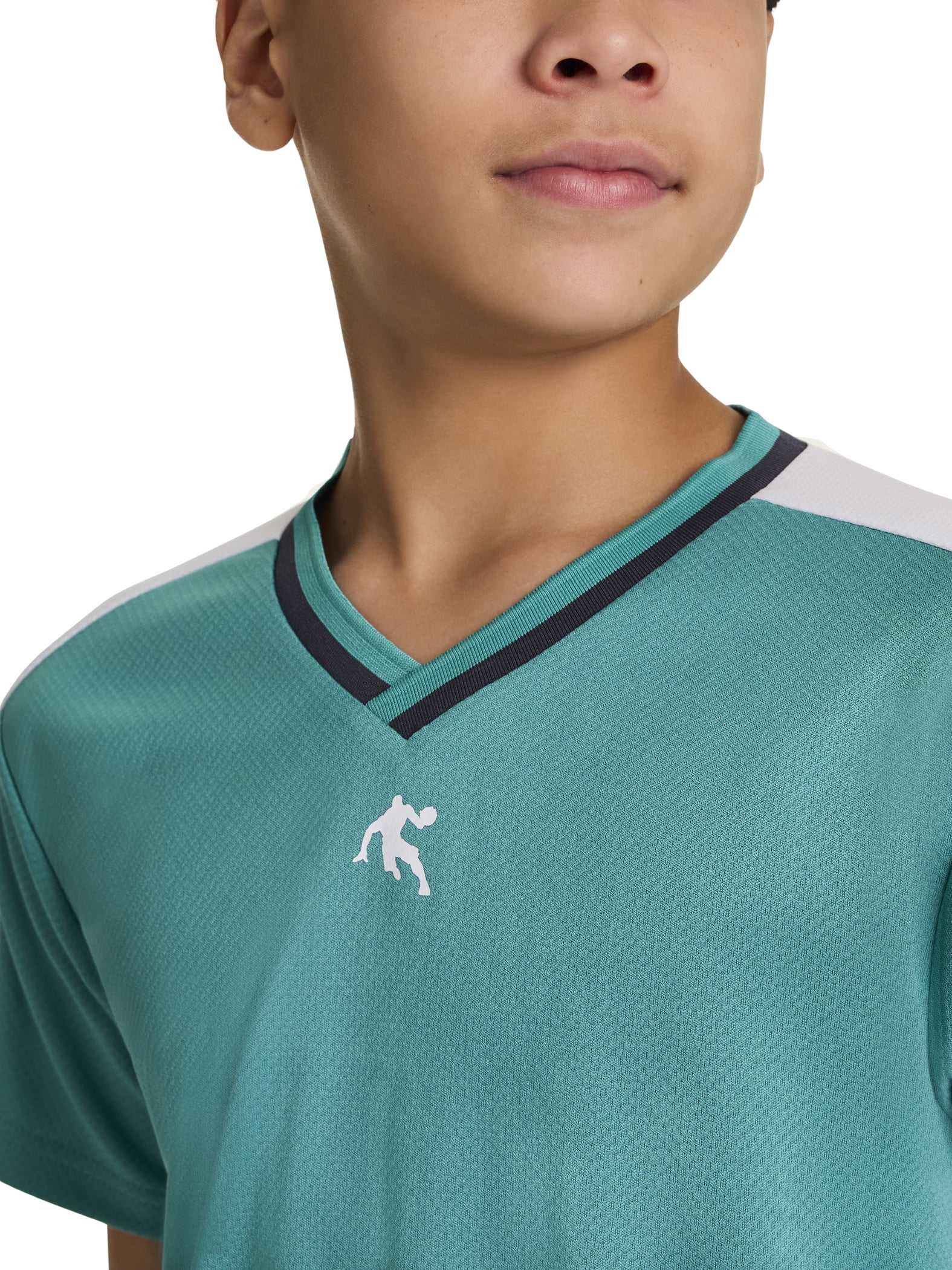 AND1 Boy's Athletic Motion Performance Short Sleeve T-Shirt, Sizes 4-18