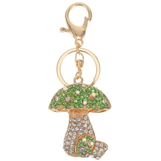 2Pcs Pocket Mirror Keyrings Mini Folding Mirror Key Chain Pendant