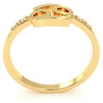 thumbnail image 3 of Cancer Zodiac Sign Diamond Ring In Solid 14k Yellow Gold, 3 of 6