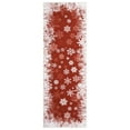 thumbnail image 2 of Christmas Area Rug, Snowflake Print Bedroom Carpet with Non Slip Backing, Low Pile Stain Resistant Floor Mat for Living Room, Nursery, 2 of 7