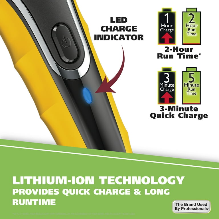 Free Shipping! Wahl Wet Dry Rechargeable Lithium Ion Trimmer for