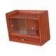 thumbnail image 3 of Organizador de escritorio vintage Gabinete de almacenamiento a prueba de polvo Caja de almacenamiento de escritorio retro Madera para sala de estar, 3 of 9