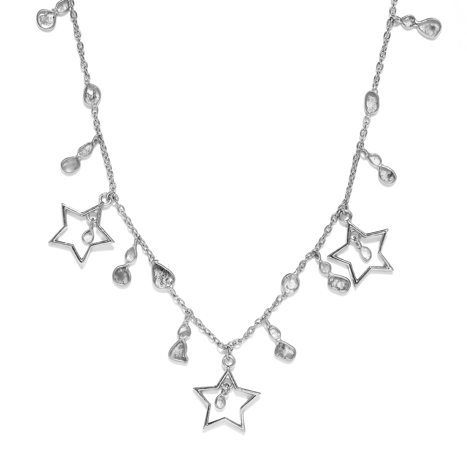 Bridal Jewellery 925 Sterling Silver Plain Earrings For Women's Best Friends Gift Star