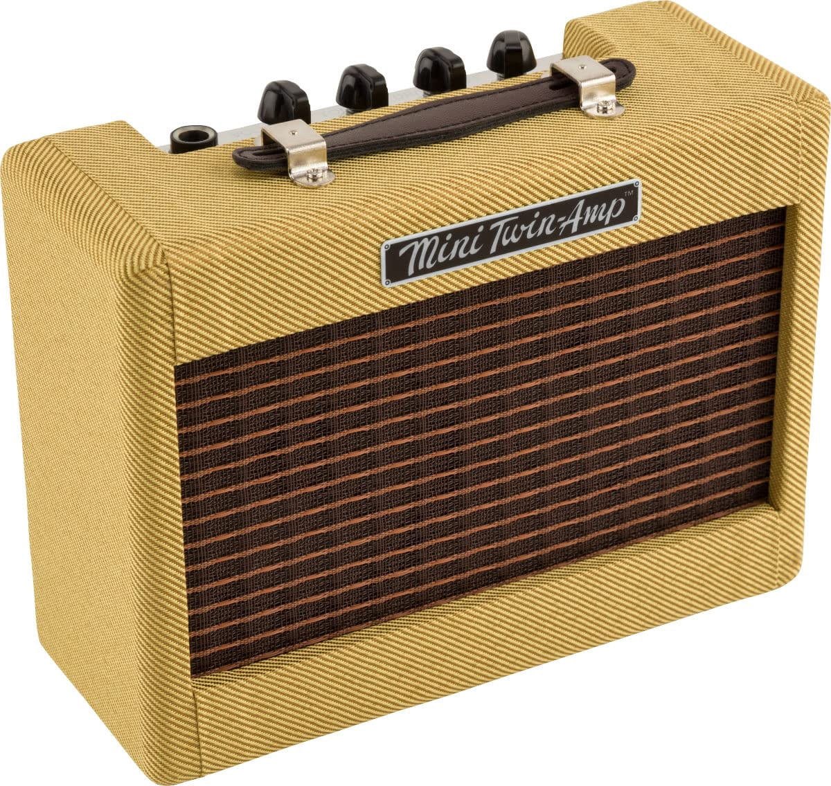 Fender Mini '57 Twin Amplifier Bundle with Fender Original Instrument Cable and 24-Pack Premium Picks (an Austin Bazaar Exclusive) - Tweed
