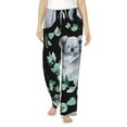 thumbnail image 2 of Lsque Cartoon Koala Bear Print Women's Pajama Pants, Lounge Pant - Comfortable Home Wear,Elastic Waistband, Stylish Design-XX-Large, 2 of 9