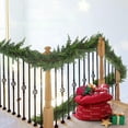 thumbnail image 3 of Guvpev 6FT Artificial Cedar Christmas Garland with Pine Needles, Realistic Faux Winter Cedar Greenery Garland for Fireplace, Mantel, Staircase, Holiday, Indoor Outdoor Christmas Decorations, 3 of 7