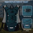 thumbnail image 4 of Mochila de hidratación ligera, mochila para correr con depósito de agua de 2 l, mochila Hydro Water Daypack para ciclismo, senderismo, Rave para hombres y mujeres, 4 of 5