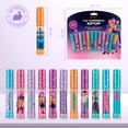 thumbnail image 2 of MAKEUPERIA Set de Brillo Labial para Niñas Las Guerreras Kpop, 12 Brillos Glitter Coleccionables con Sabor Uva, Cereza y Bubblegum, Fórmula Vegetal No Tóxica, Libres de Parabenos, 2 of 7