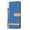 Blue, variant on Feishell Case for iPhone 16 Pro Max Cloth Texture Premium PU Leather Simple Wallet Case [Credit Card Slots] [Kickstand] [Magnetic Closure] [Wrist Strap] Shockproof Flip Cover,Black