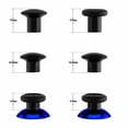 thumbnail image 5 of eXtremeRate ThumbsGear Interchangeable Ergonomic Thumbstick for PS5 Controller, for PS4 All Model Controller - 3 Height Domed and Concave Grips Adjustable Joystick - Chrome Glossy Blue & Black, 5 of 8