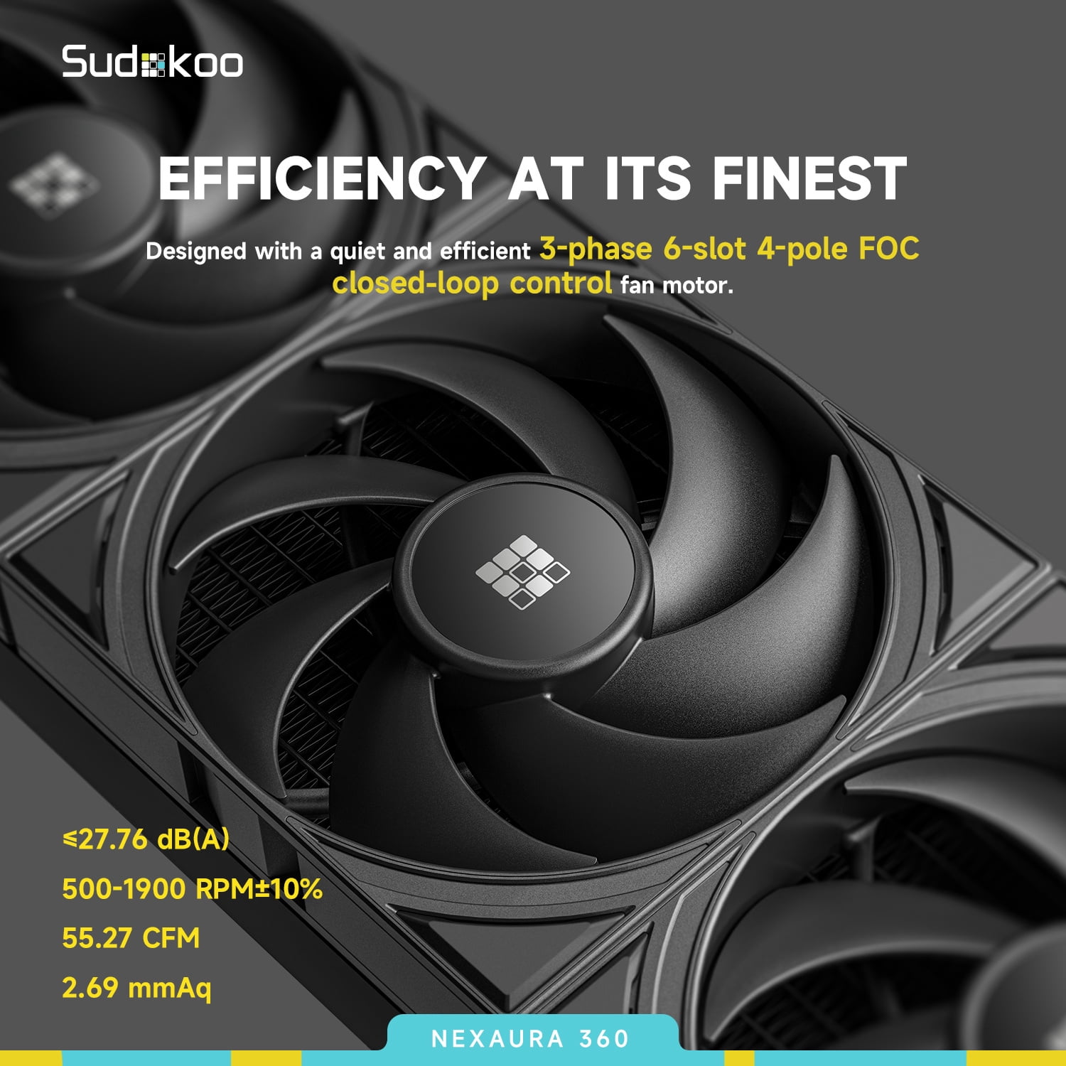 360 Liquid CPU Cooler: 360mm AIO CPU Cooler with PWM Pump & ARGB Pump Head - Water Cooling with FDB Fans for Intel LGA 1851/1700/1200/115X AMD AM5/AM4